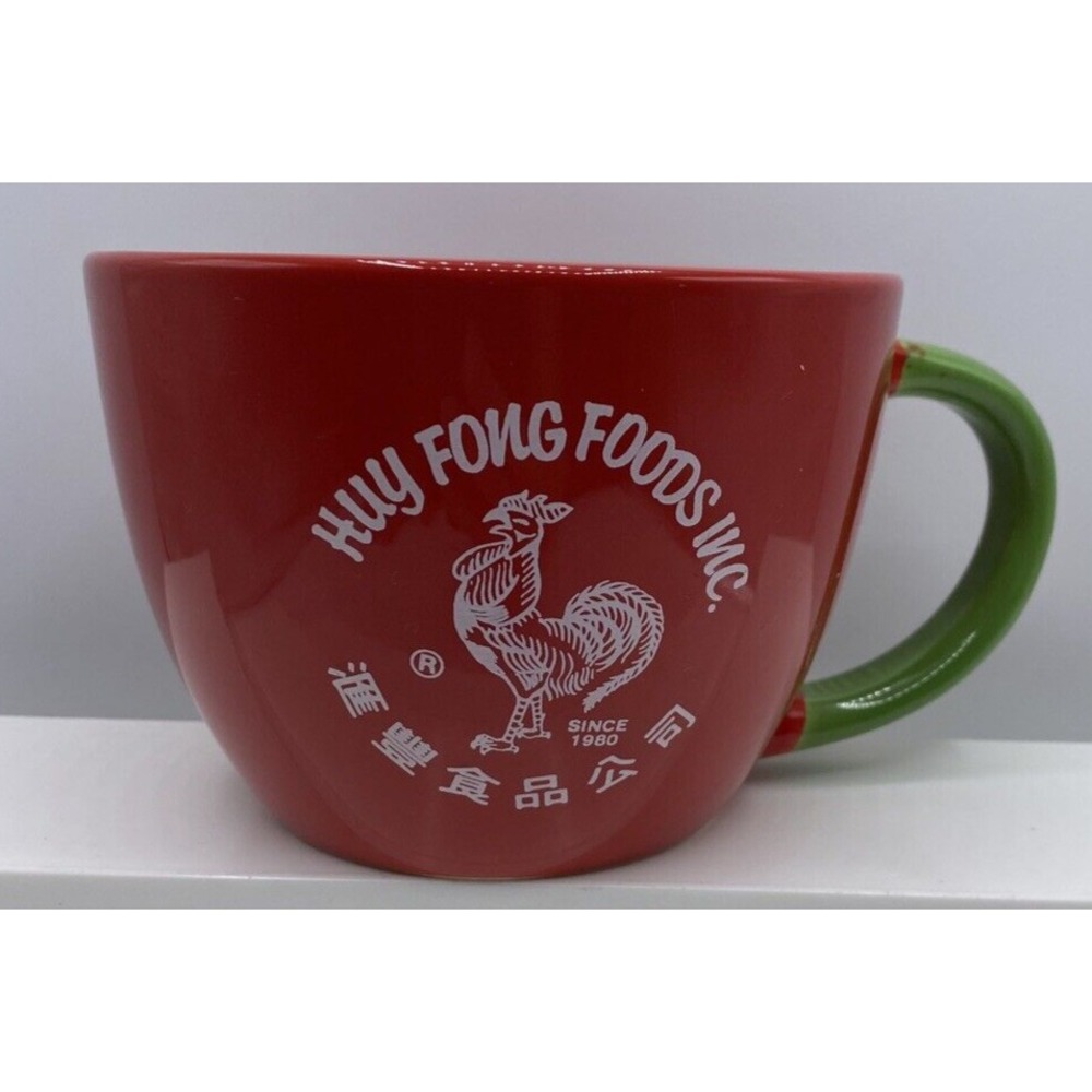 "I Put Sriracha On My Sriracha" 24oz Huge Big Red Coffee Cup HUY FONG FOODS